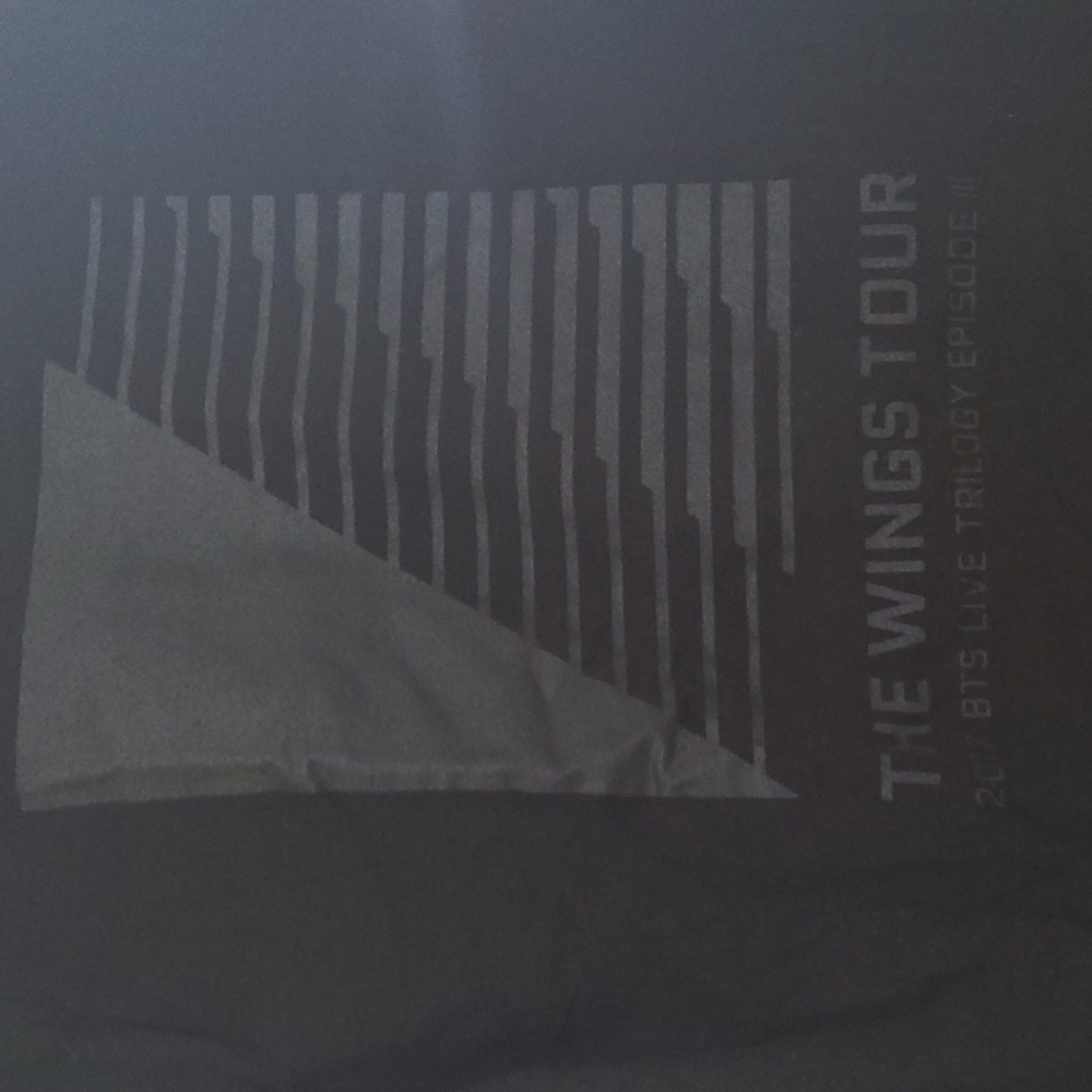 BTS Wings Tour Black T Shirt